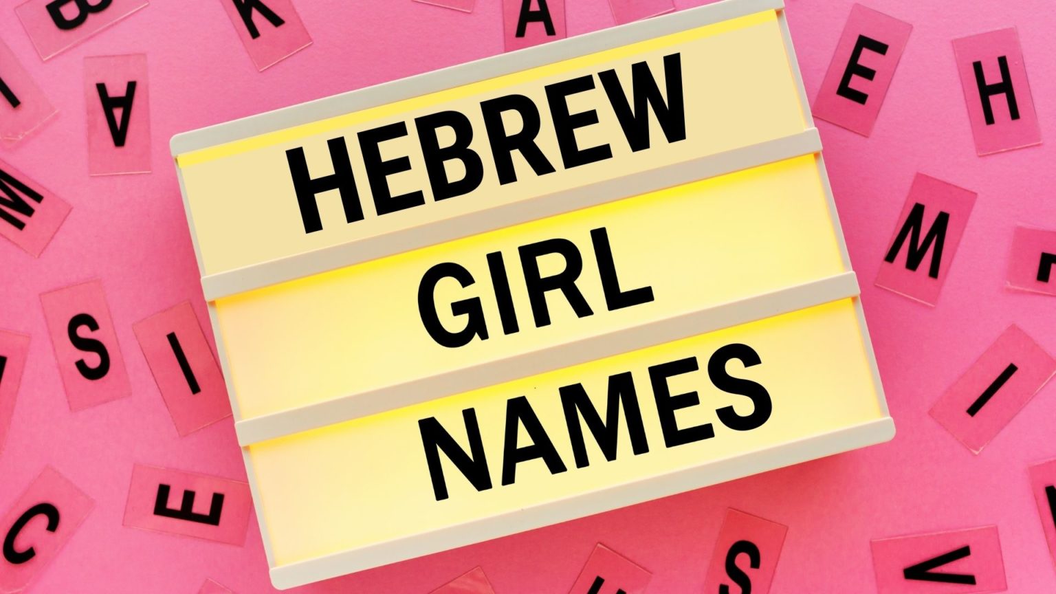 hebrew girl names.