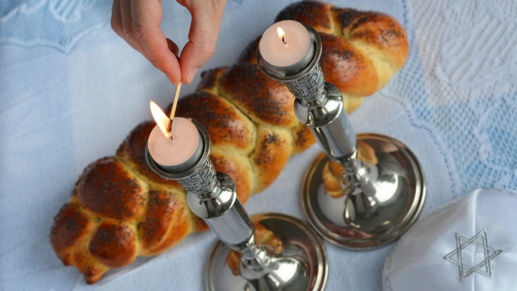 Shabbat candle lighting